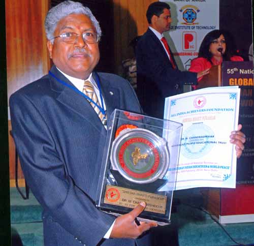 Dr. M. Chandrashekar, D.Litt.