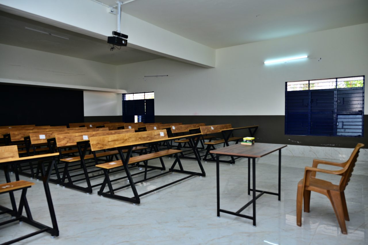 Campus building illustration